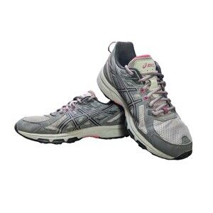 Asics Gel Venture 6 Gray/ Pink Shoes Running Athletic Sneakers Women's Size 8.5